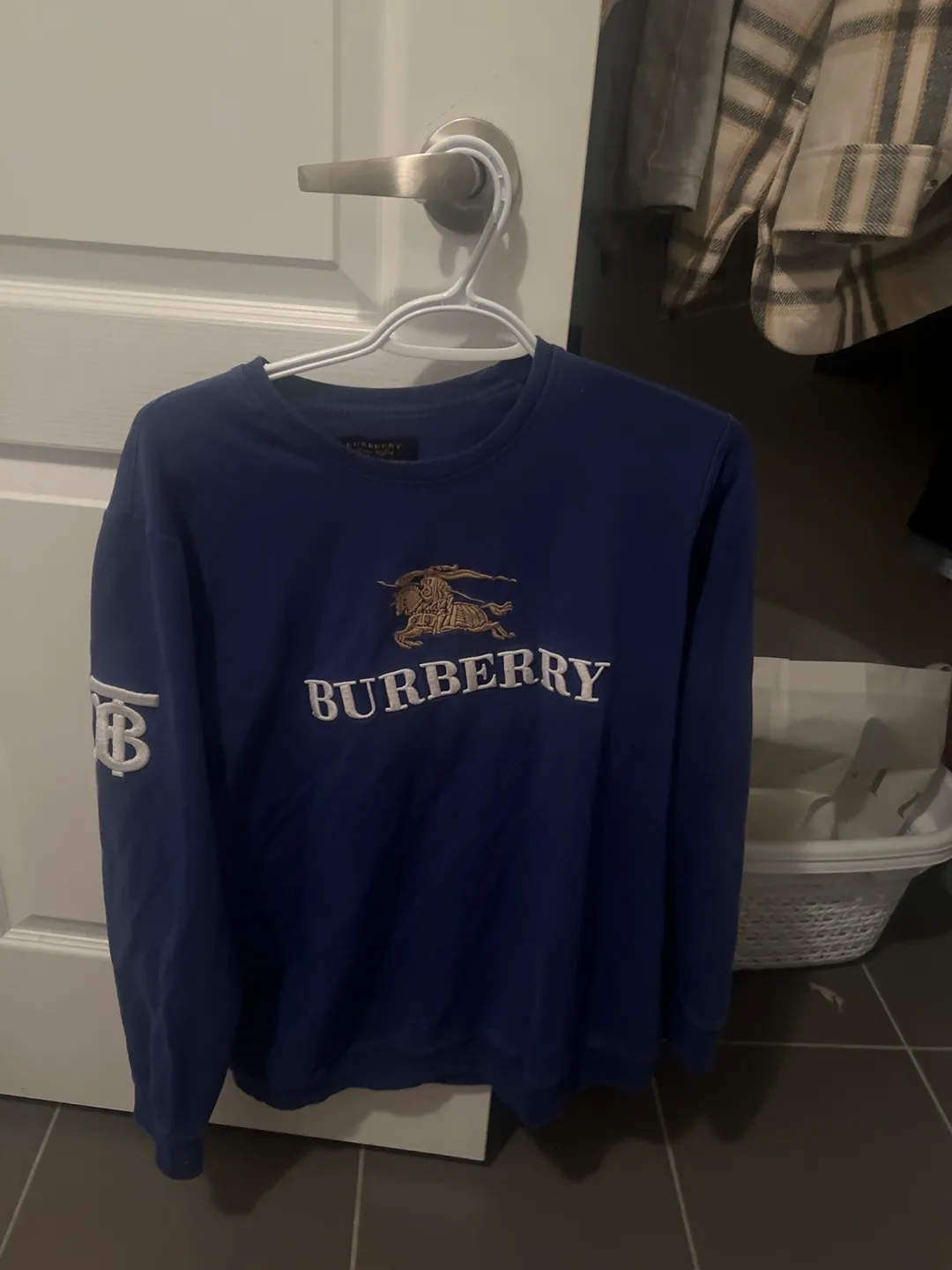 Burberry Blue Sweatshirt thumbnail