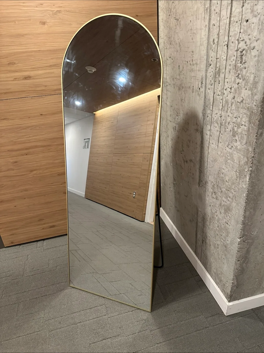 Gold Framed Arched Full Length Mirror image indicator(5)