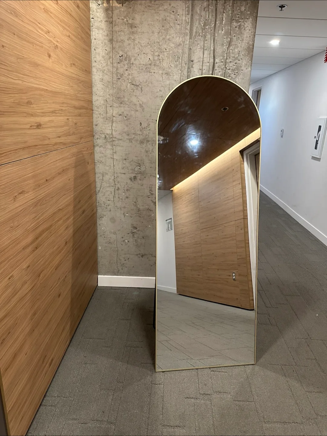 Gold Framed Arched Full Length Mirror image indicator(2)