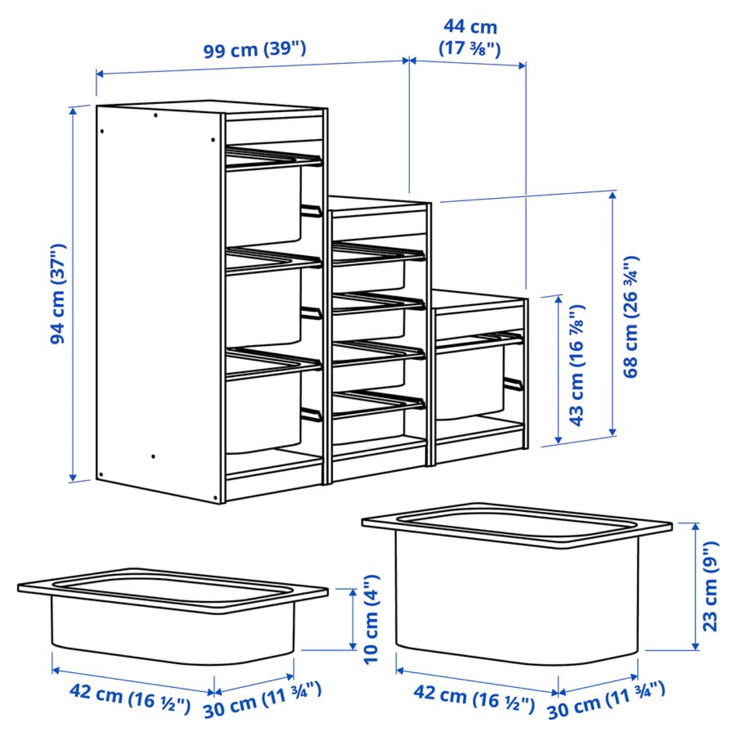 IKEA Trofast Storage Combination - photo 2