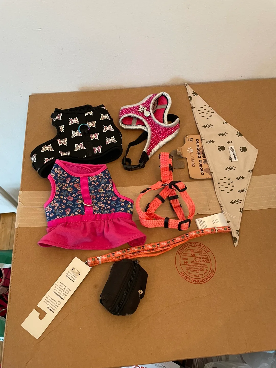 XS Dog Harnesses & Leash Lot thumbnail