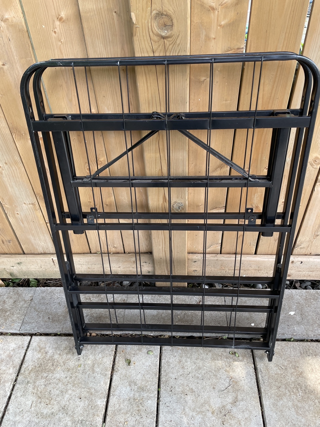 Black Metal Bed Frame - twin - photo 2