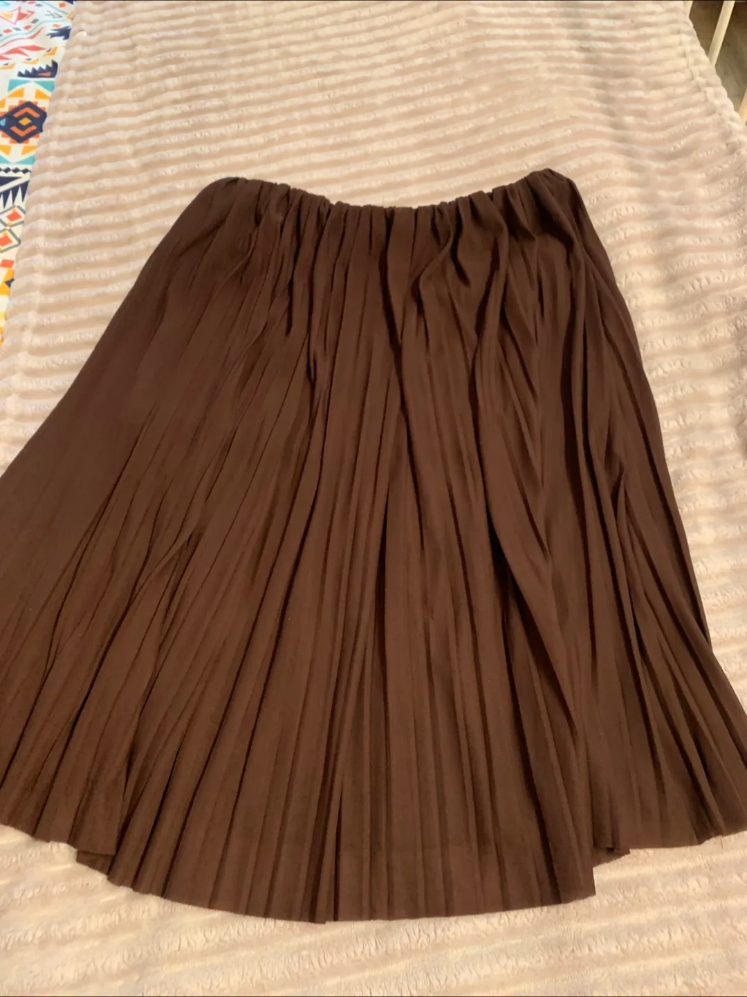 Brown Pleated Skirt thumbnail