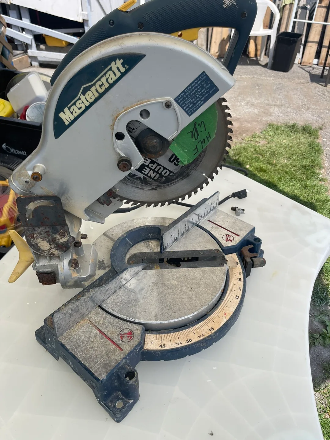 Mastercraft Mitre Saw need to fix the miter adjustment thumbnail