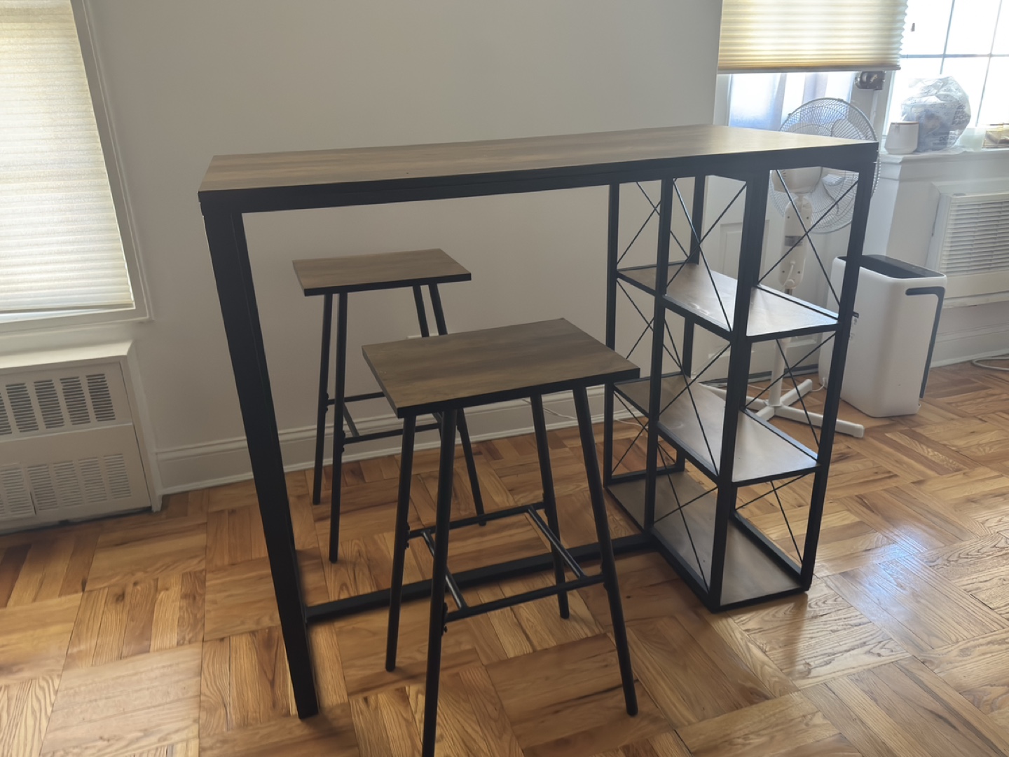 Dining Table with 2 Stools - photo 2