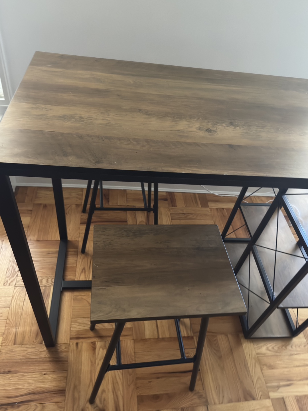 Dining Table with 2 Stools - photo 5