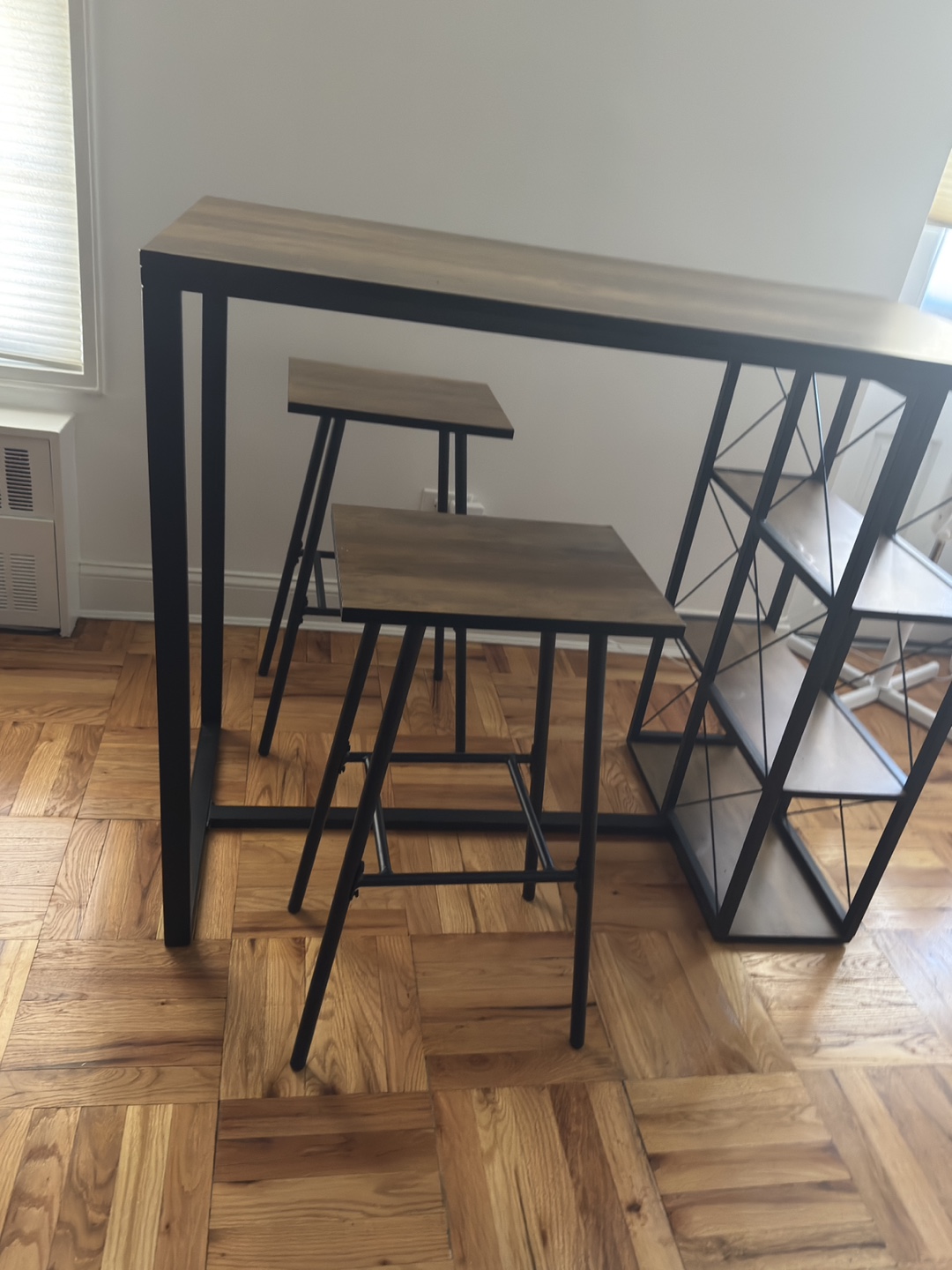 Dining Table with 2 Stools - photo 4
