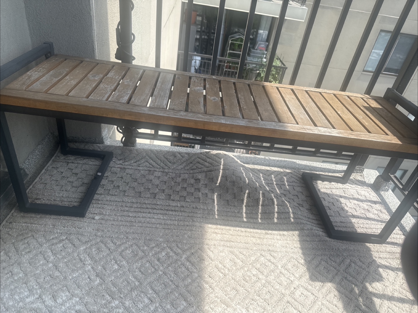Outdoor Wooden Bench - 54" Length - photo 3