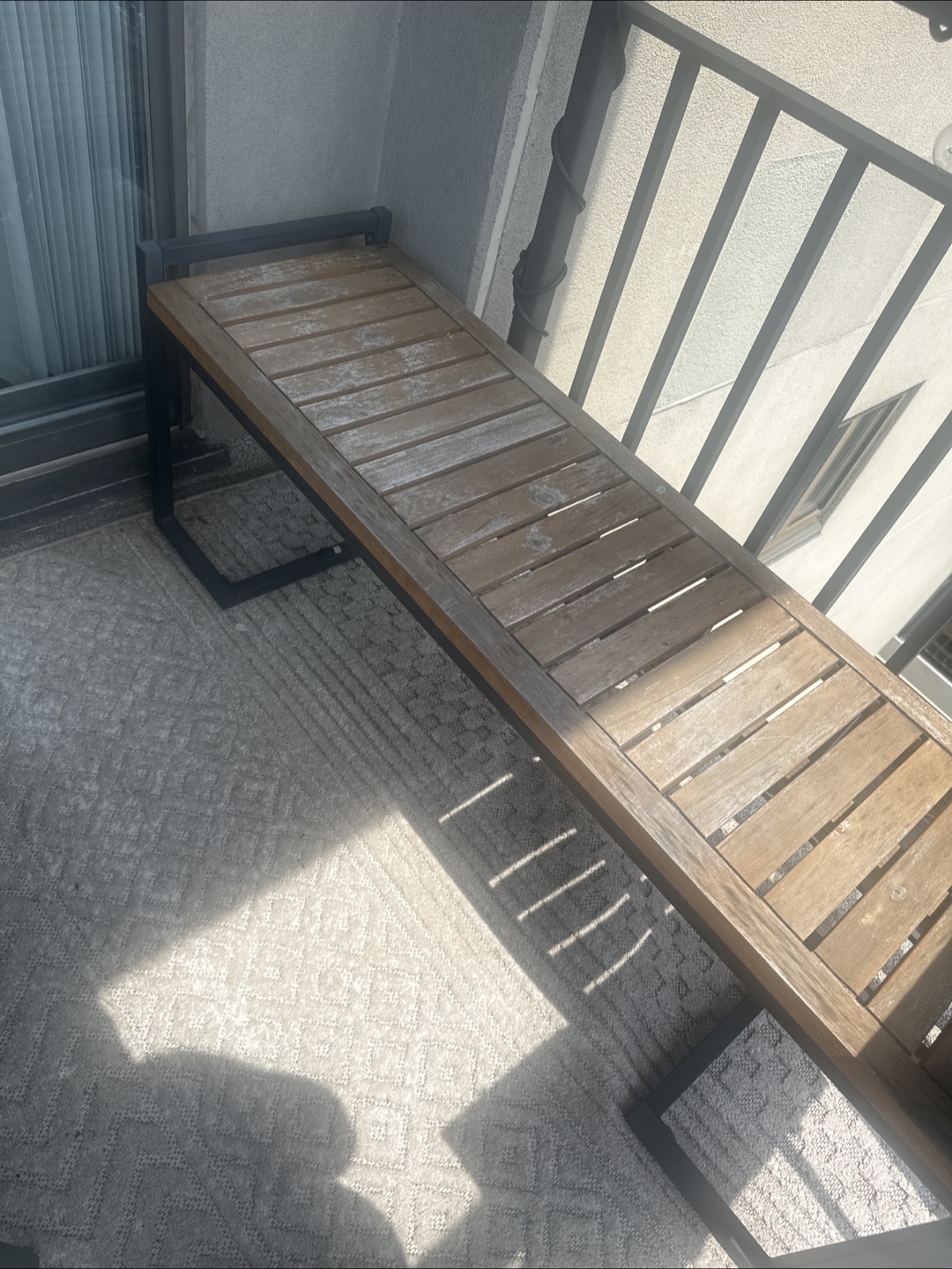 Outdoor Wooden Bench - 54" Length - photo 4