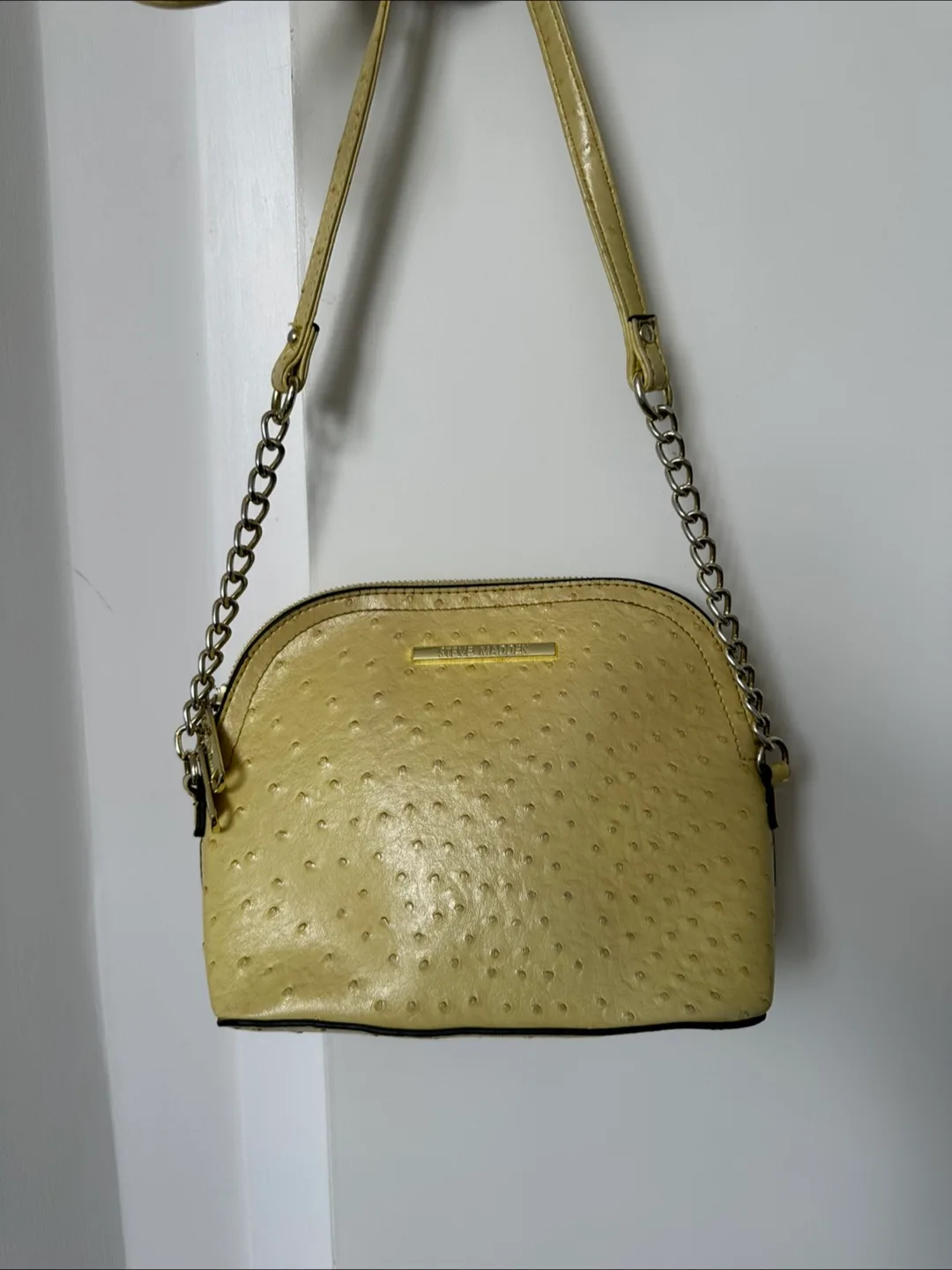 Steve Madden Ostrich Dome Crossbody Bag thumbnail