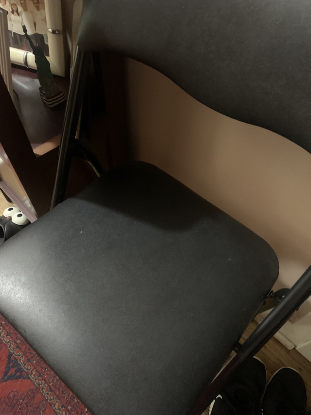 LIVING Black Folding Chair - photo 2