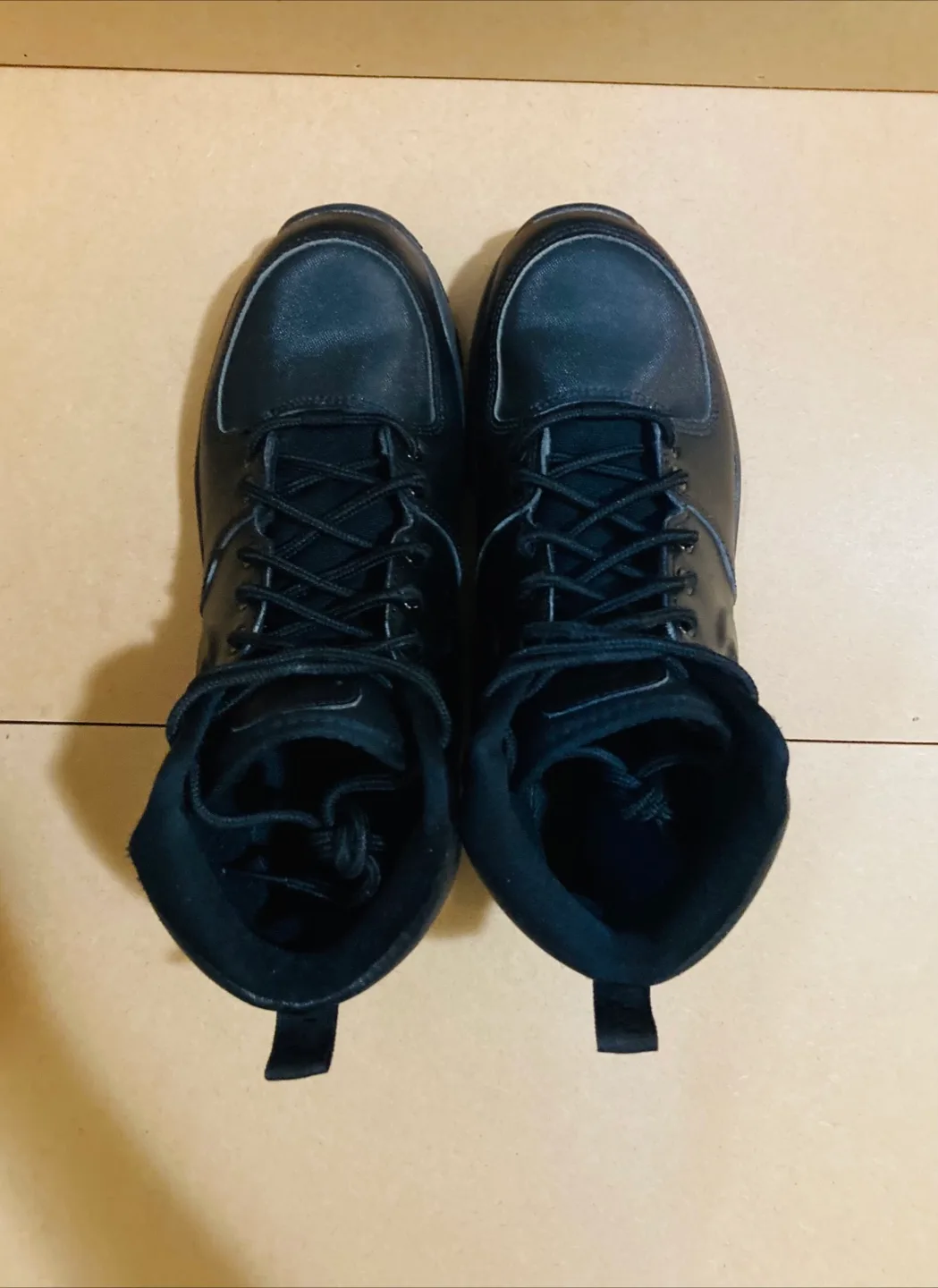 Nike Manoa Leather Boots - Black - Size 6Y - Youth image indicator(5)