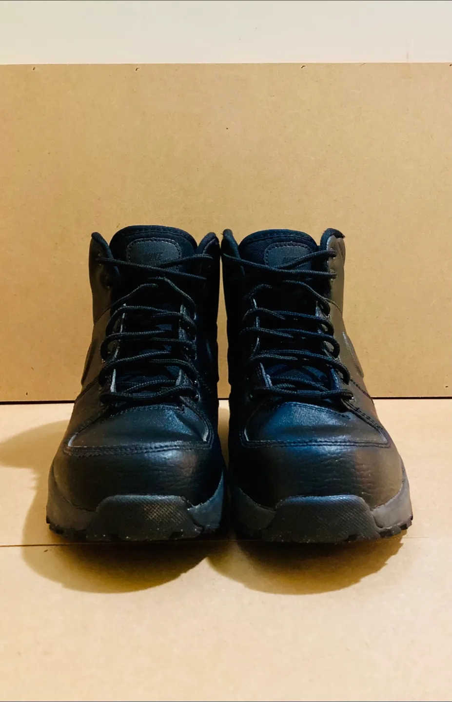 Nike Manoa Leather Boots - Black - Size 6Y - Youth image indicator(3)