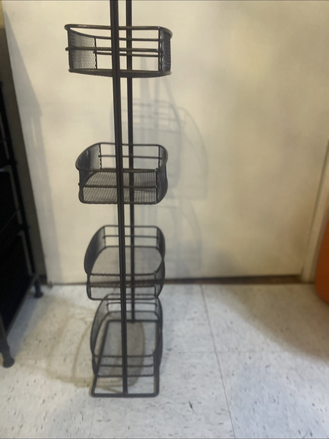 Black Metal 4-Tier  Cart - photo 2