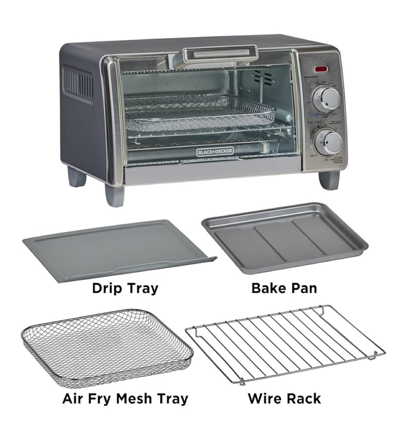 BLACK+DECKER Crisp 'N Bake Air Fry Countertop Oven - photo 5
