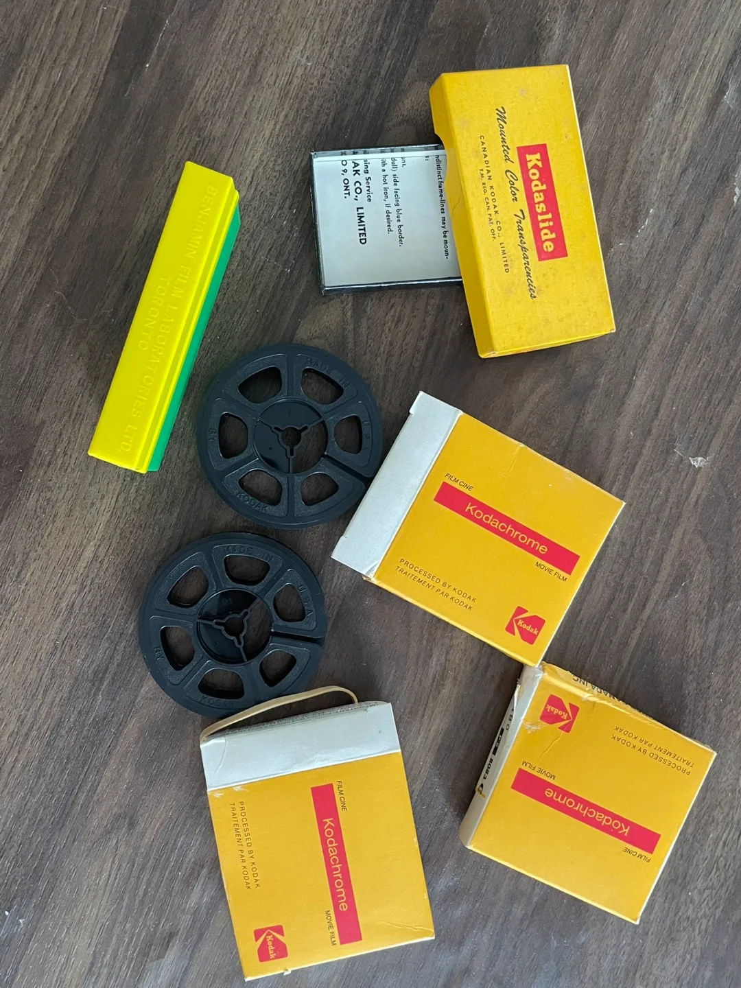 Vintage Kodachrome Film Reels and boxes thumbnail