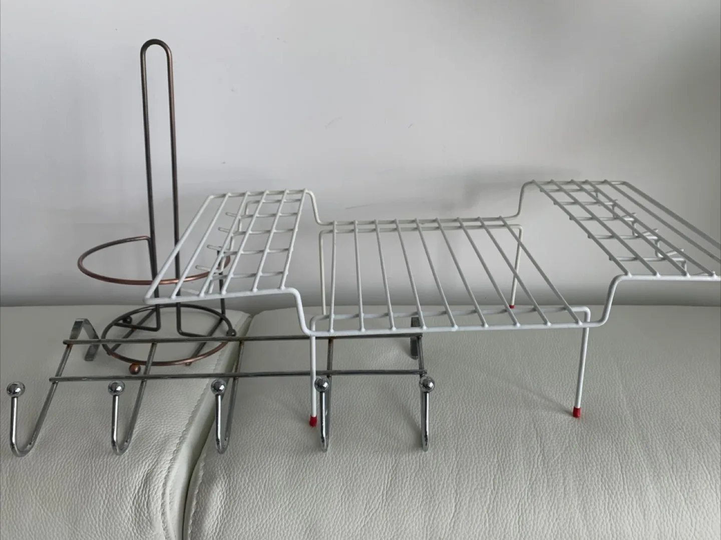 3 items: hooks, paper towels holder, dishes rack thumbnail