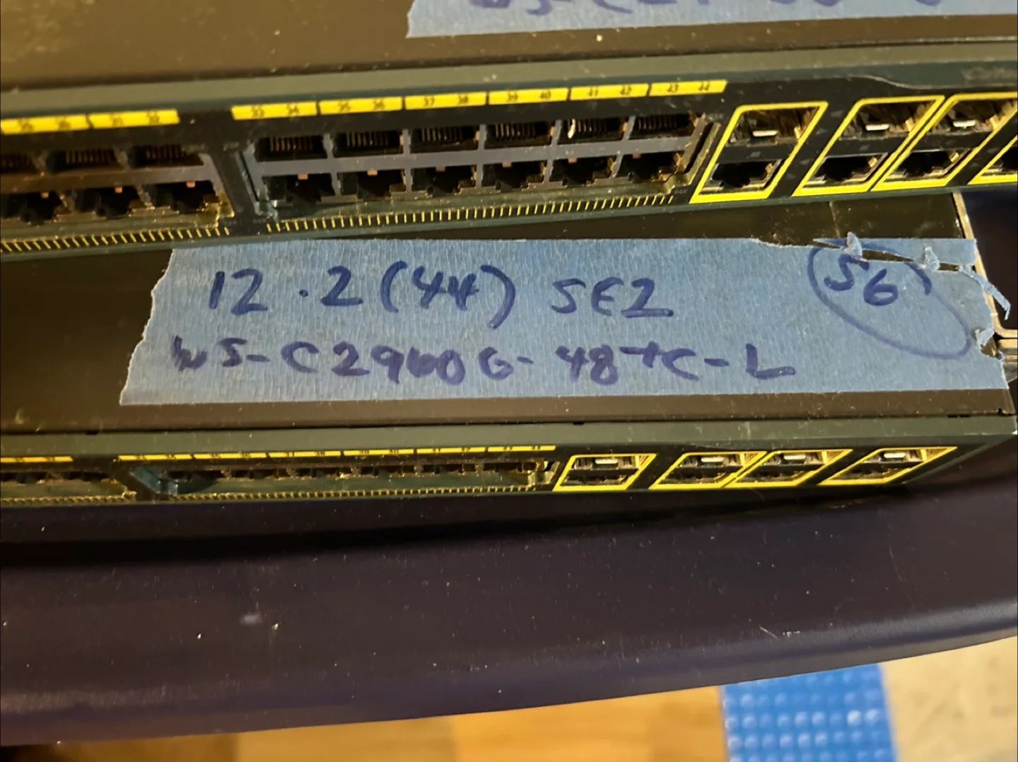 2x Cisco 2960 48 port gigabit switches plus books image indicator(4)