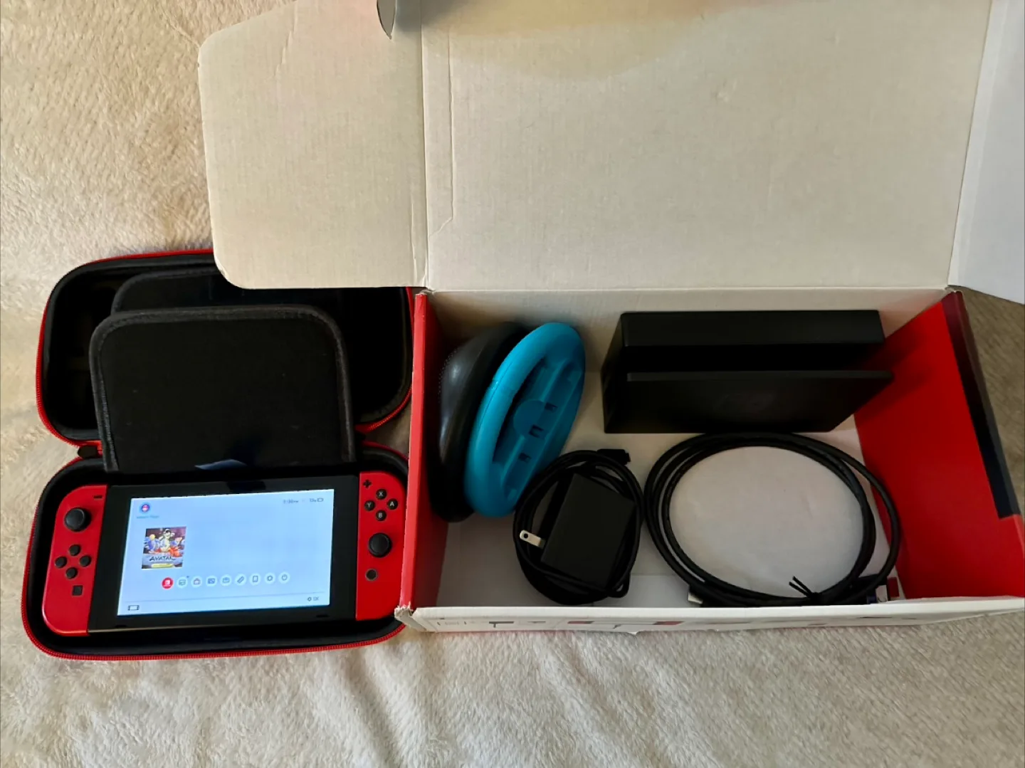 Nintendo Switch Bundle w/ one game thumbnail