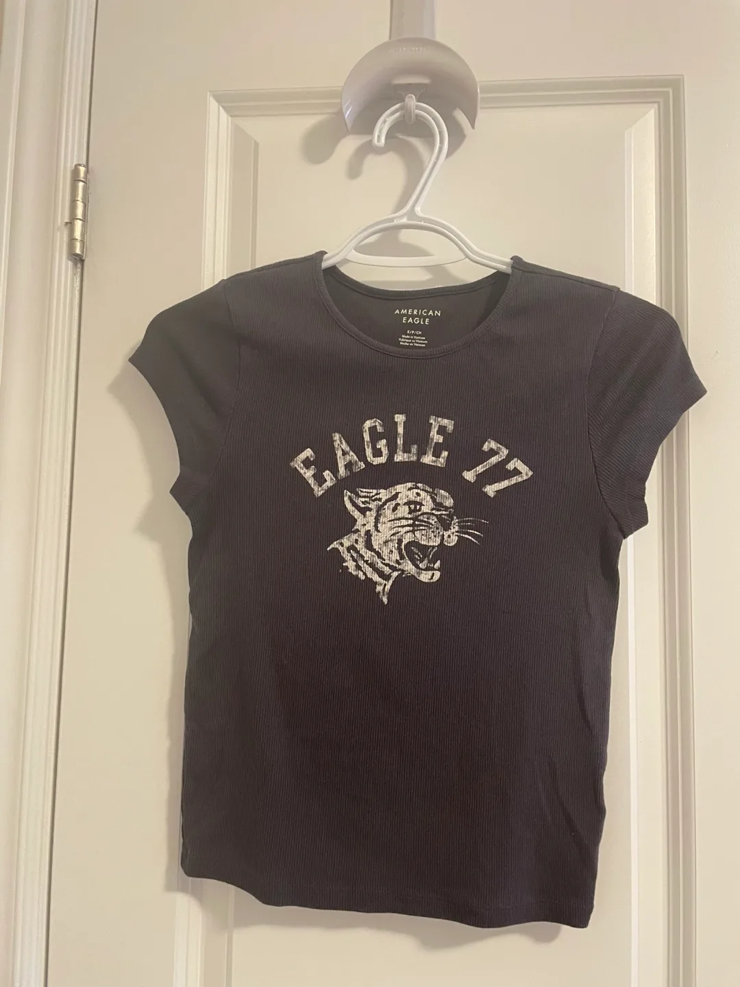 American Eagle Ribbed Graphic Tee - Size S thumbnail