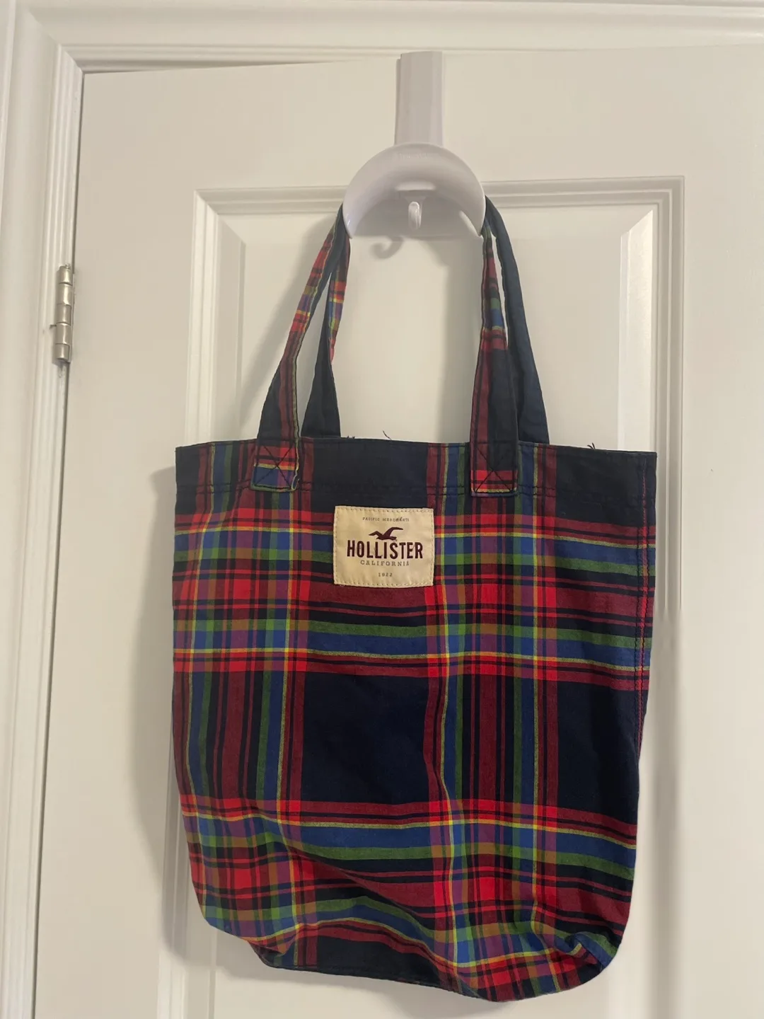 Hollister Plaid Tote Bag thumbnail
