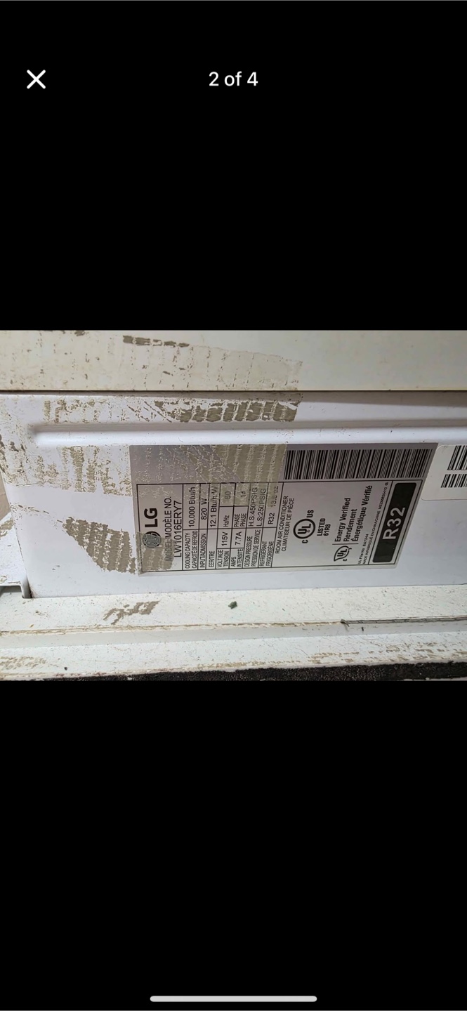 LG Window Air Conditioner - 8000. - photo 3