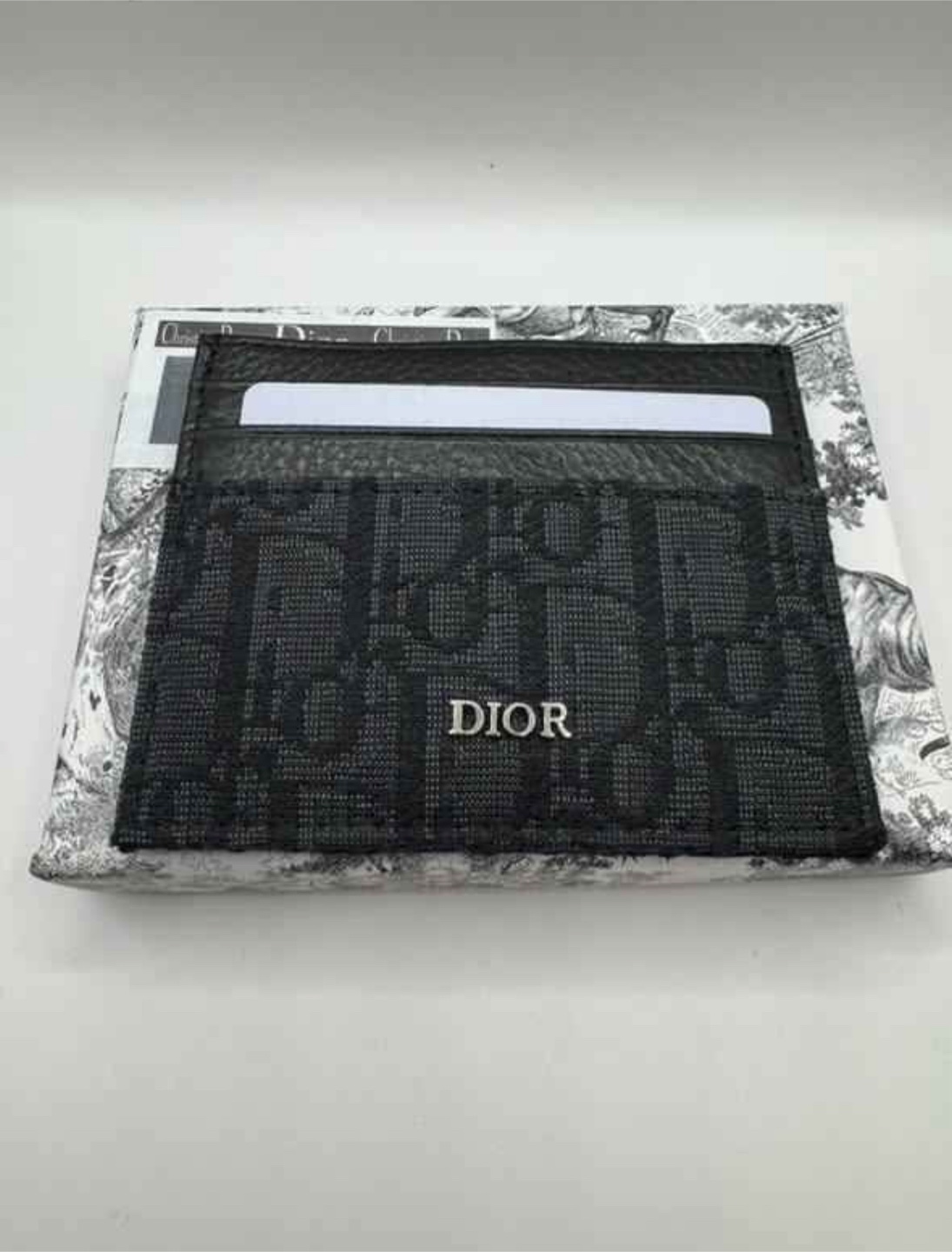 Dior Card Holder with Box - photo 2