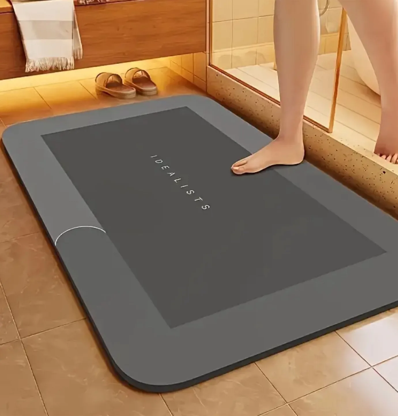 Diatomaceous Earth Bathroom Floor Mat - Anti-Slip thumbnail