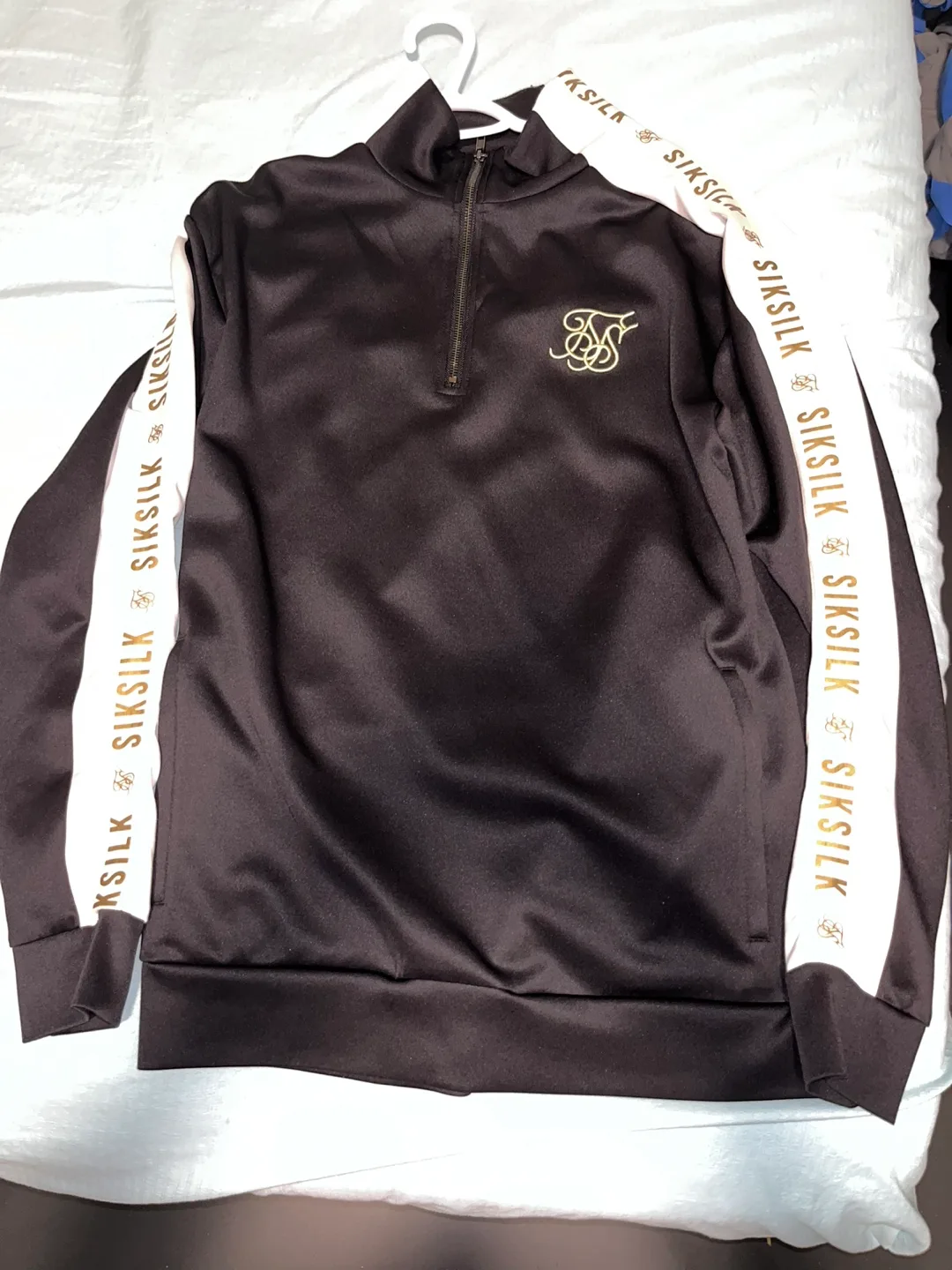 SikSilk Black Track Jacket thumbnail