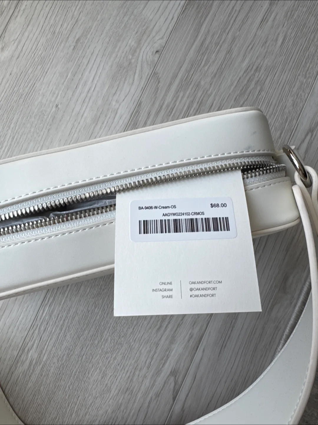 🤍 Oak and Fort Cream Shoulder Bag image indicator(5)