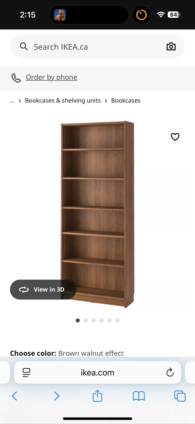 4 IKEA Billy Bookcase - Various Sizes thumbnail