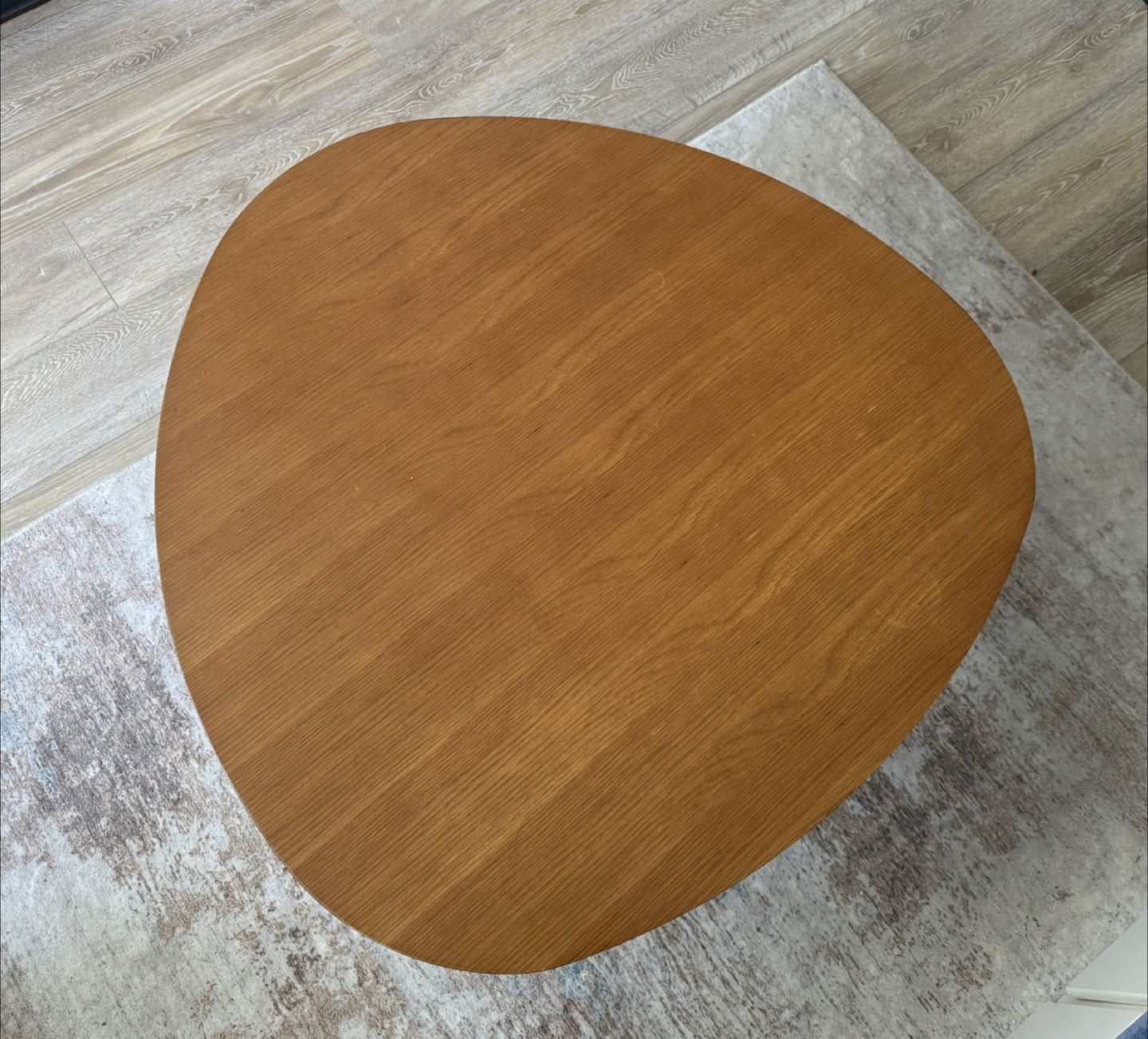 Wood Triangle Coffee Table - photo 3