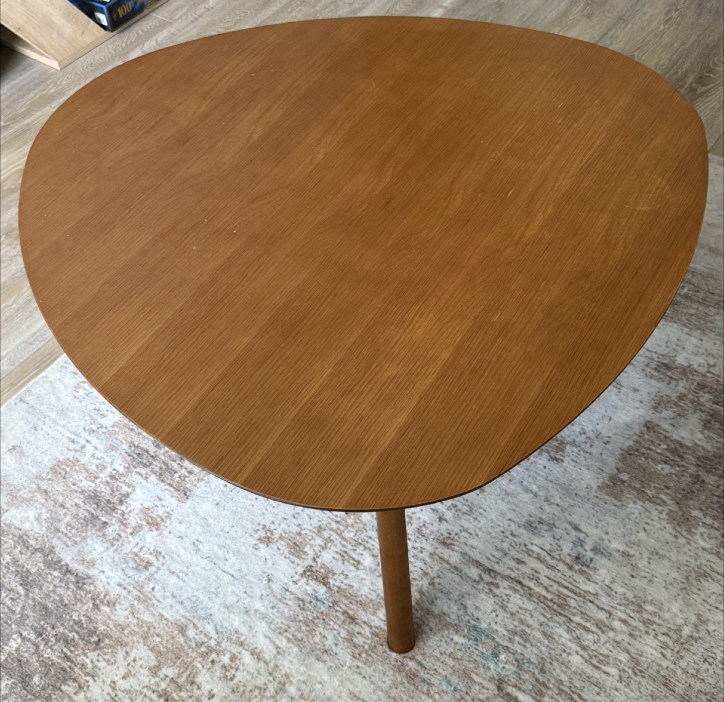 Wood Triangle Coffee Table