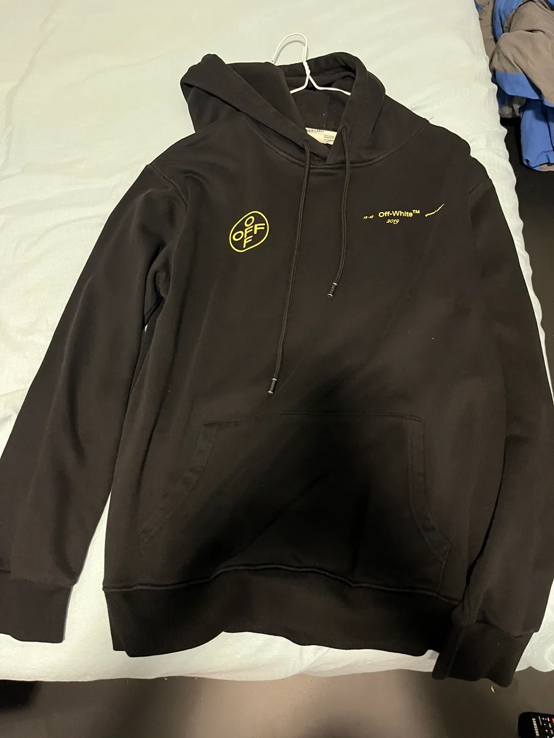 Off-White Black Hoodie, Size M thumbnail