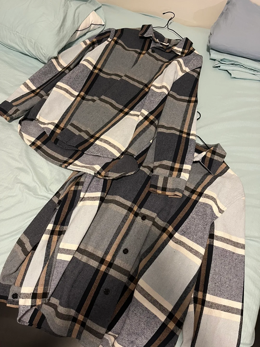 Flannel Shirt - Grey Plaid thumbnail