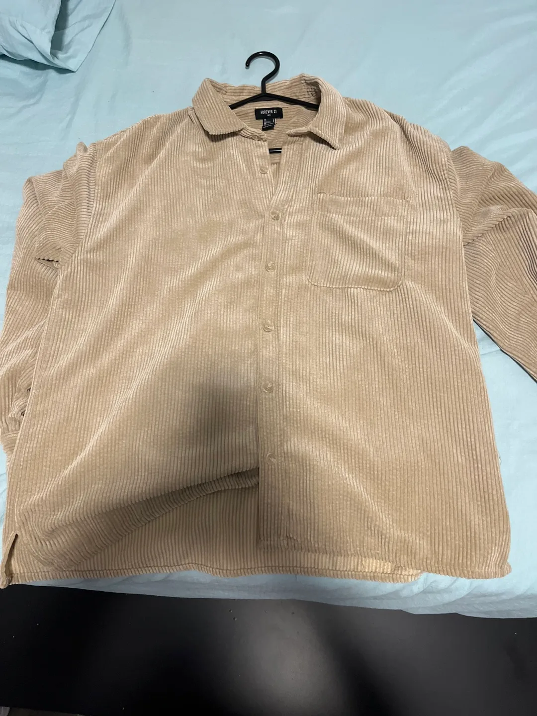 Forever 21 Corduroy Shirt - Size L thumbnail