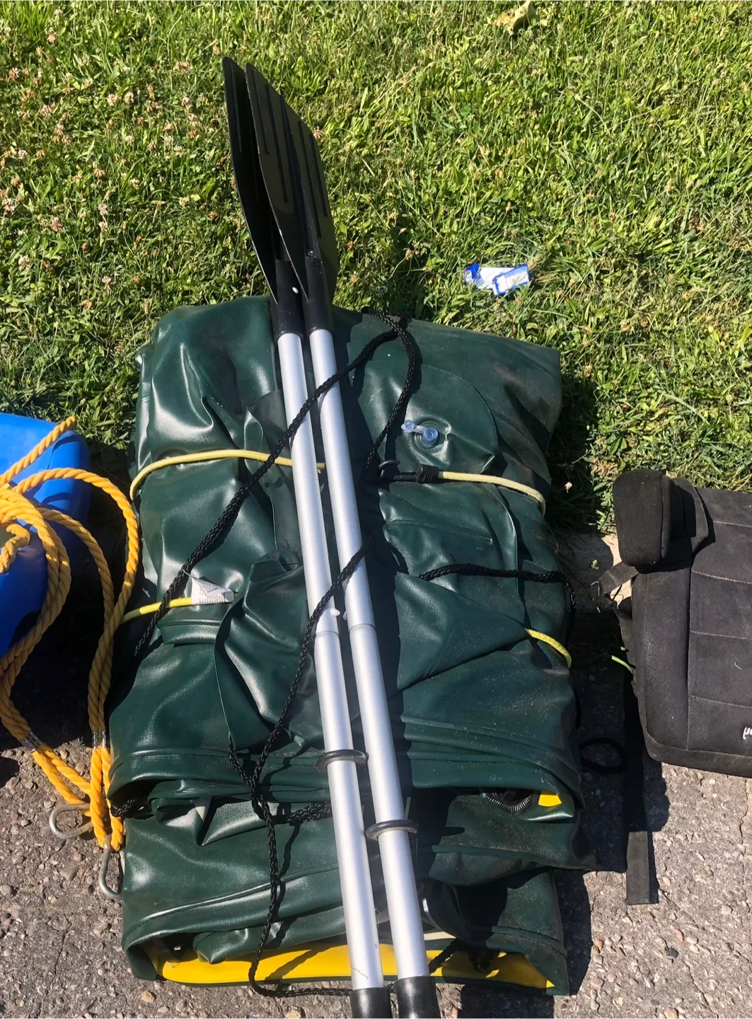 Inflatable Boat with Paddles thumbnail