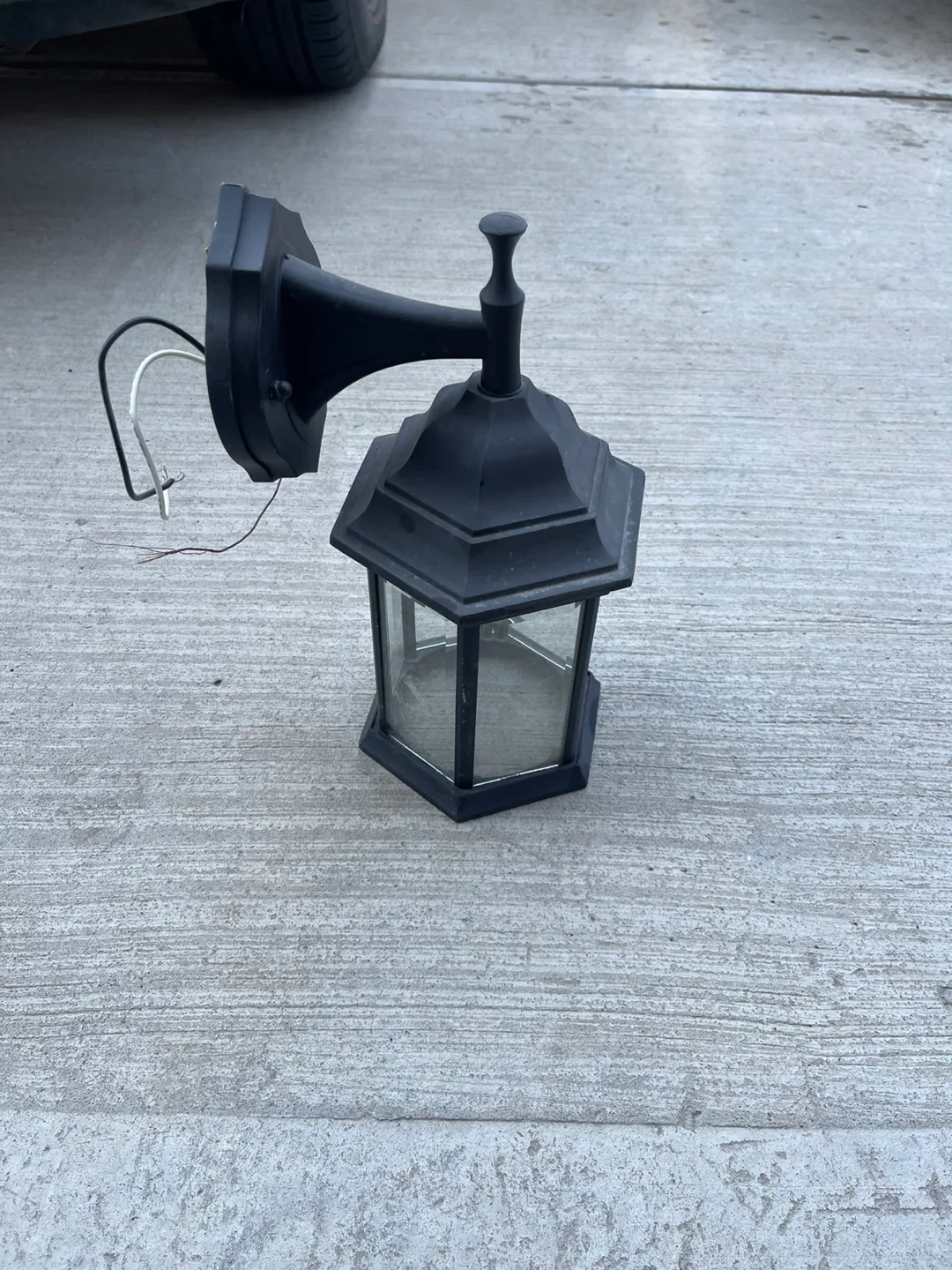 Outdoor Wall Lantern - Black thumbnail