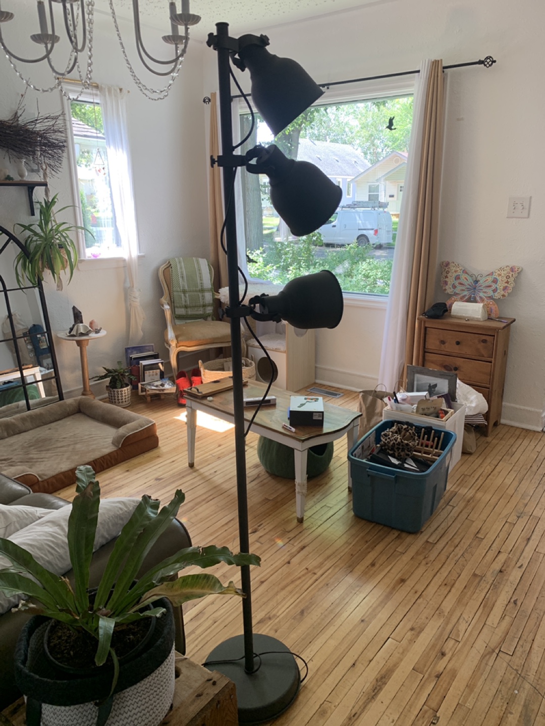 Ikea Triple Head Floor Lamp