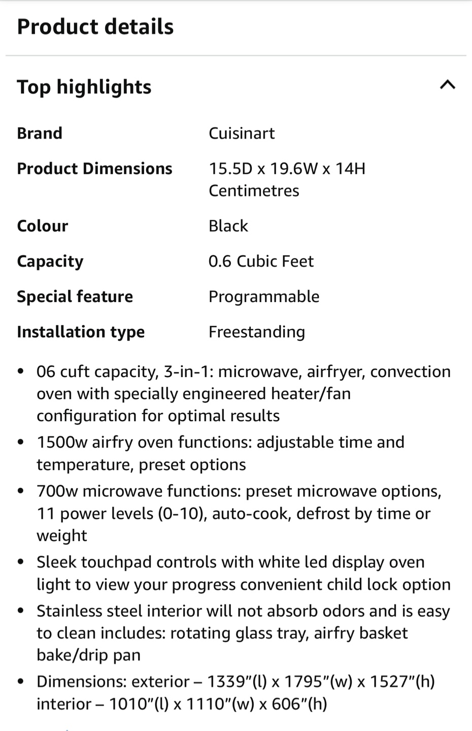3-in-1 MICROWAVE AIRFRYER CONVECTION OVEN - photo 2