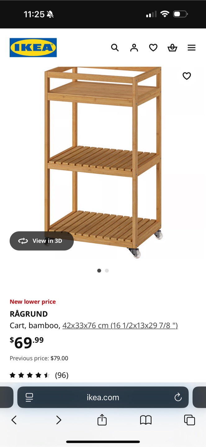 IKEA Molger Cart - Birch - photo 4