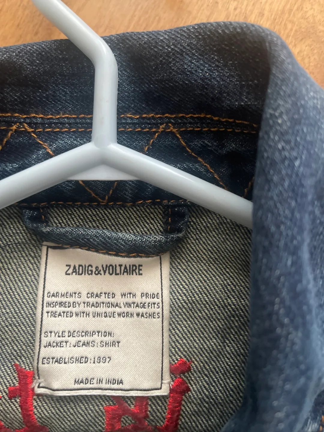 Zadig & Voltaire Denim Jacket thumbnail