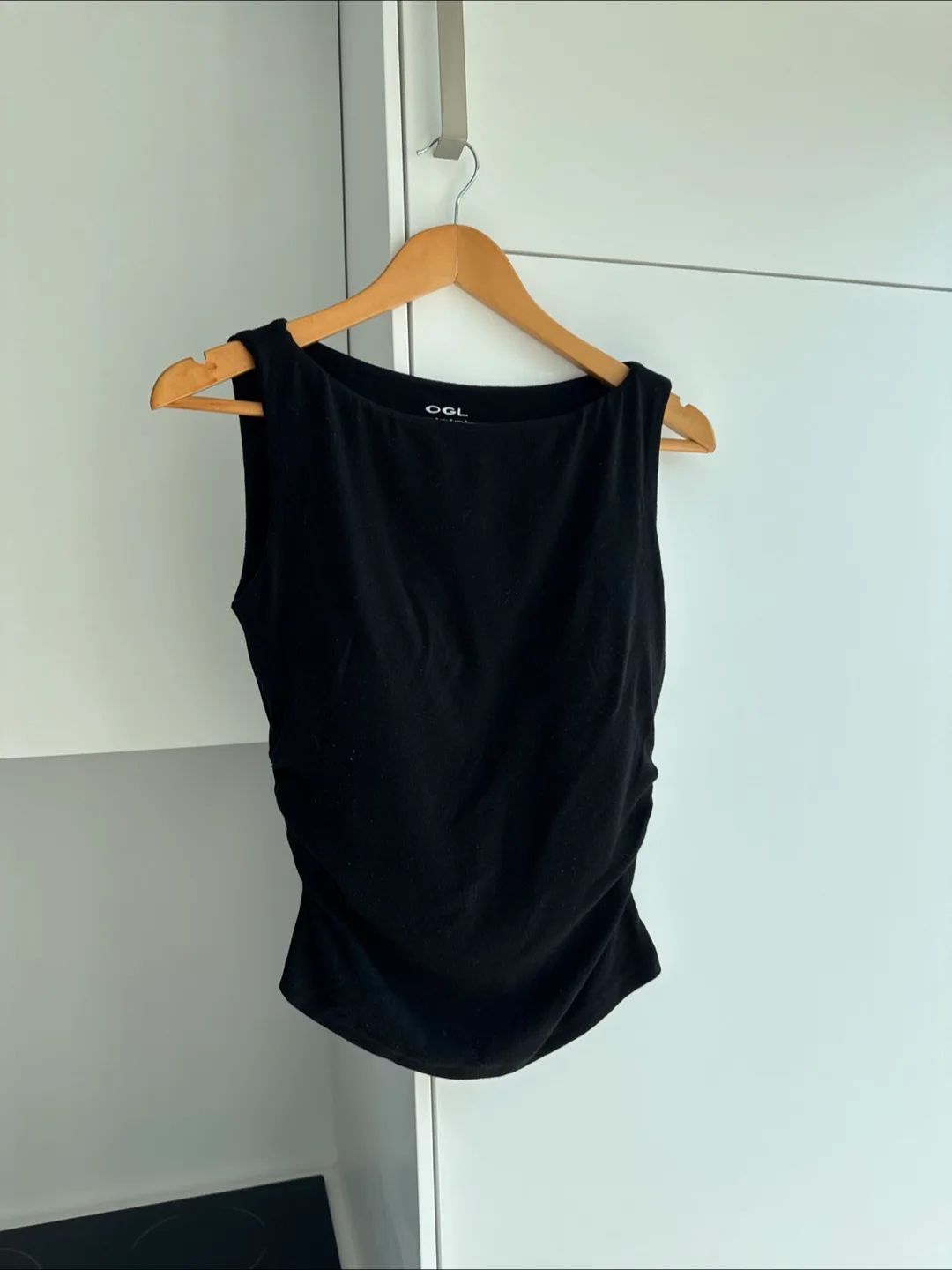 🖤 OGL Built-in Bra Tank Top - Black thumbnail
