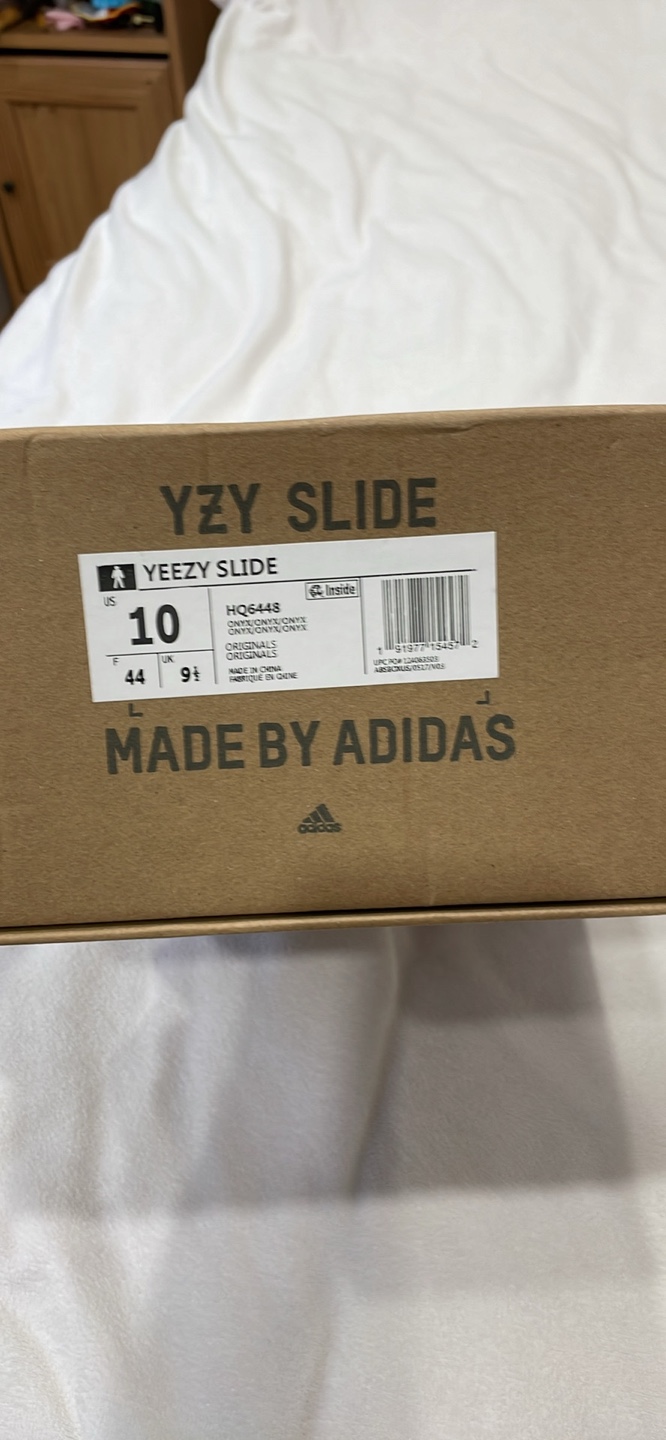 Adidas Yeezy Slide Onyx, Size 10 US, With Box - photo 3