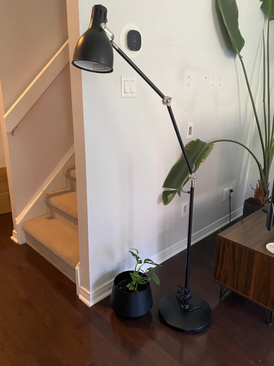 IKEA ARÖD Black Floor Lamp thumbnail