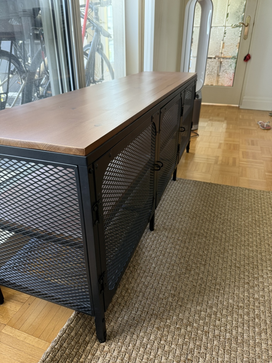IKEA Fjallbo TV Bench - Black/Wood - photo 4