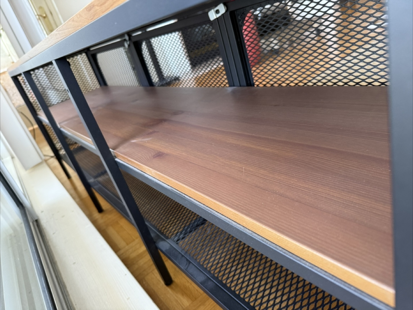 IKEA Fjallbo TV Bench - Black/Wood - photo 5