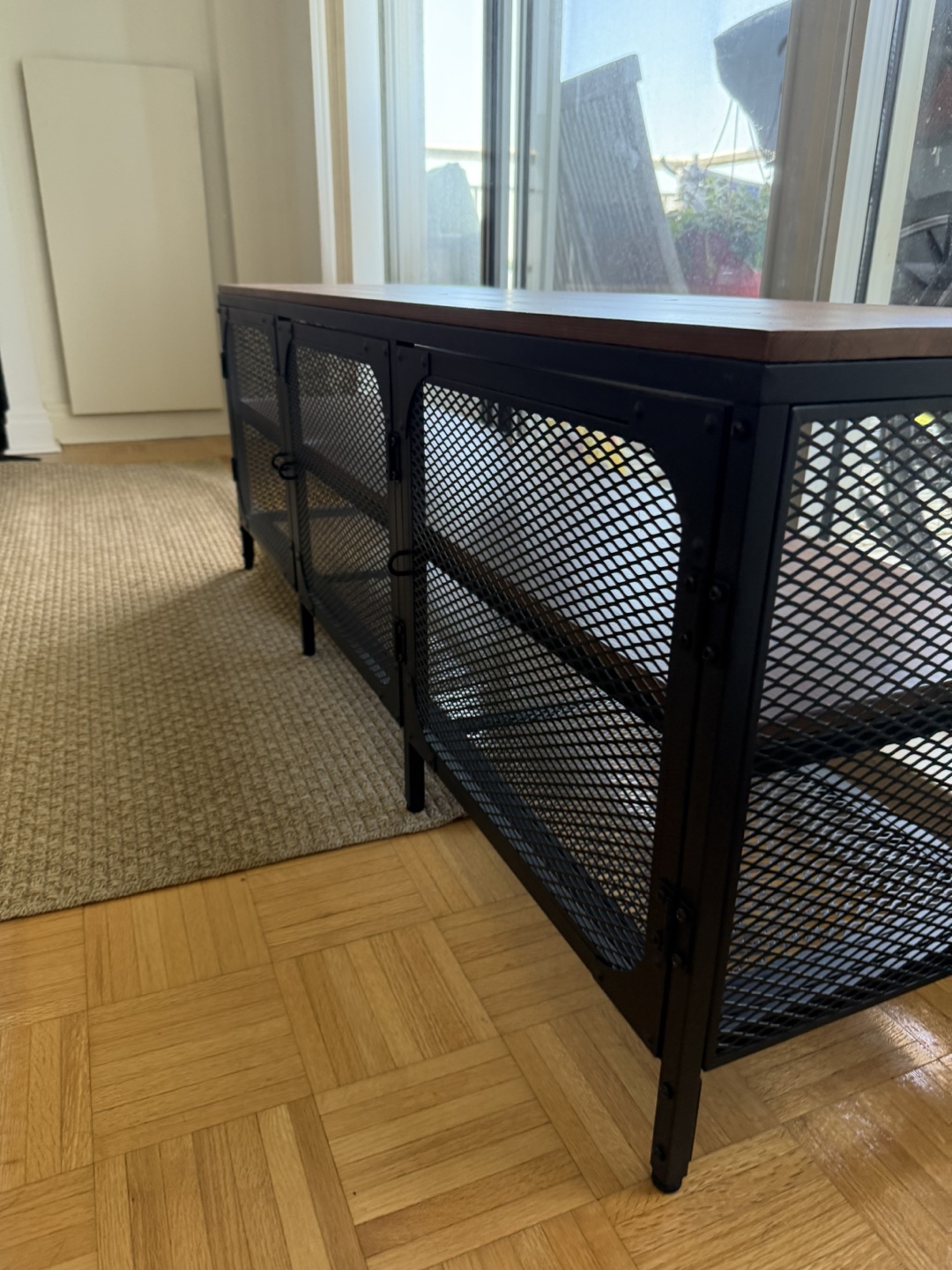 IKEA Fjallbo TV Bench - Black/Wood - photo 2