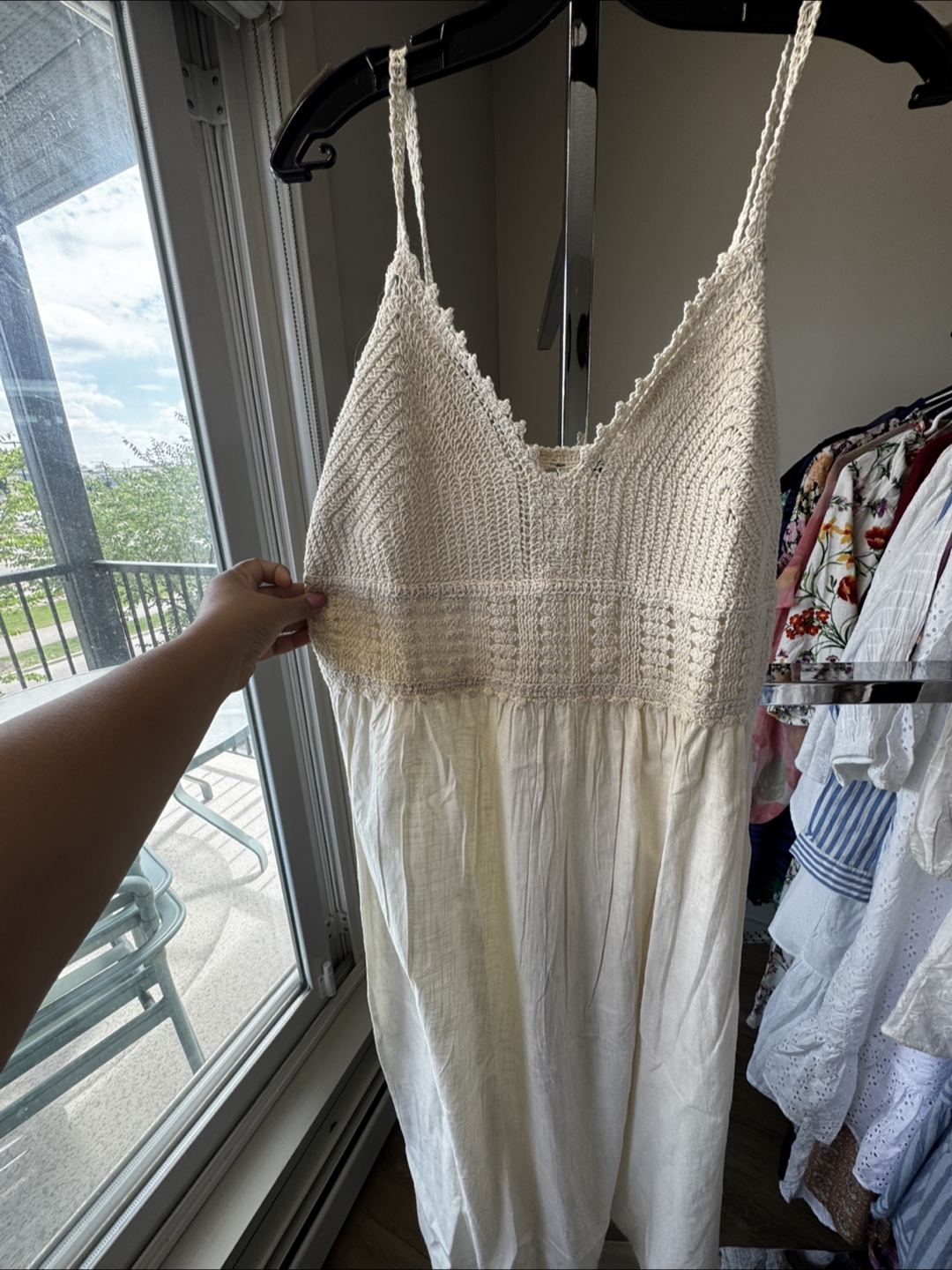 Brand new Cream Crochet Sundress
