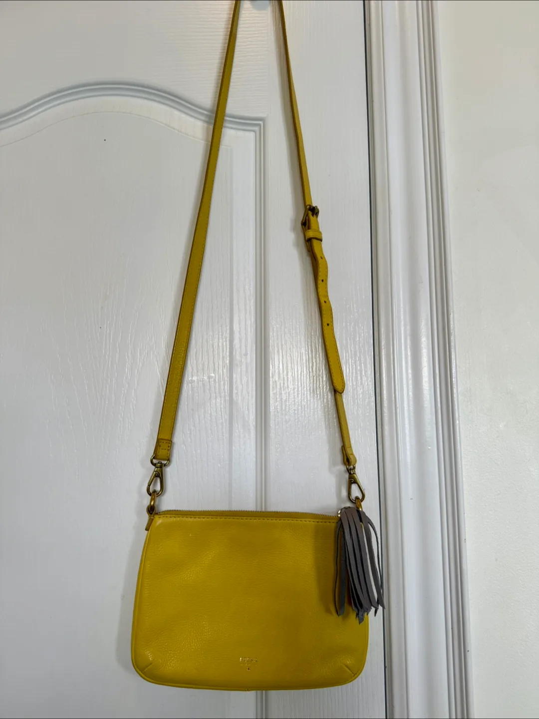 Fossil Yellow Crossbody Bag thumbnail